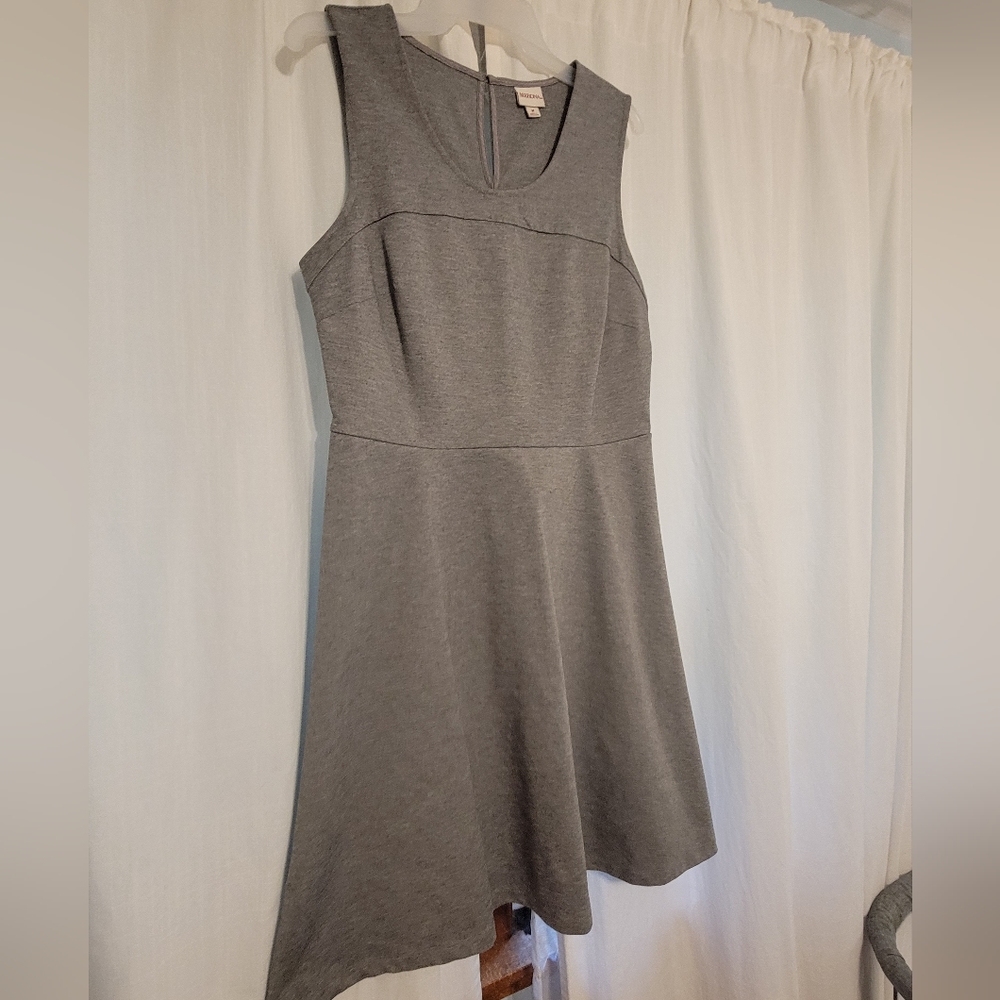 Grey Mini Work Dress
